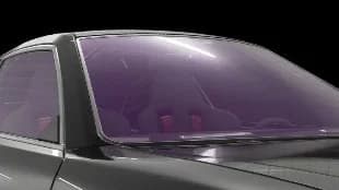 Dark Purple Window Tint