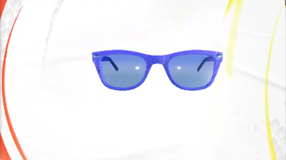 Glasses - Blue Glass