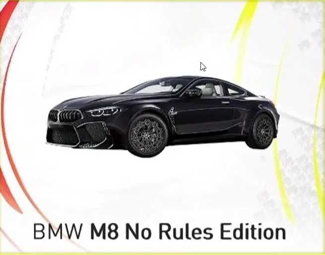 BMW M8 No Rules Ed.