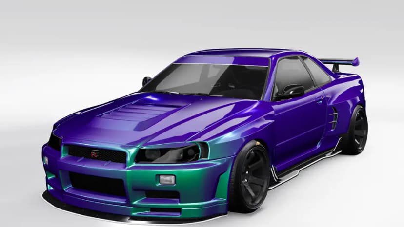 NISSAN SKYLINE GT-R (R34) BlackPanthaa Ed.