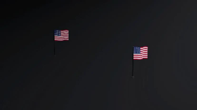 USA CAR FLAGS
